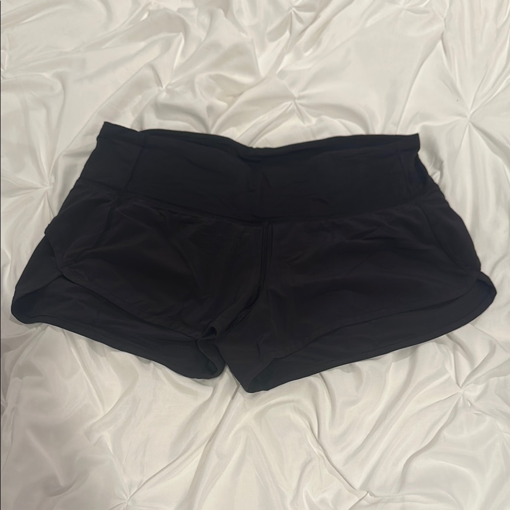 Women's Black lululemon Athletic Shorts